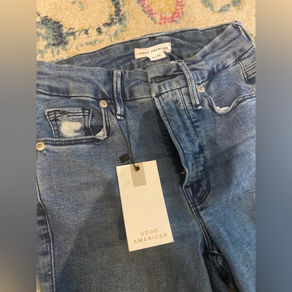 Good American straight leg jean size 25 - Picture 3 of 7